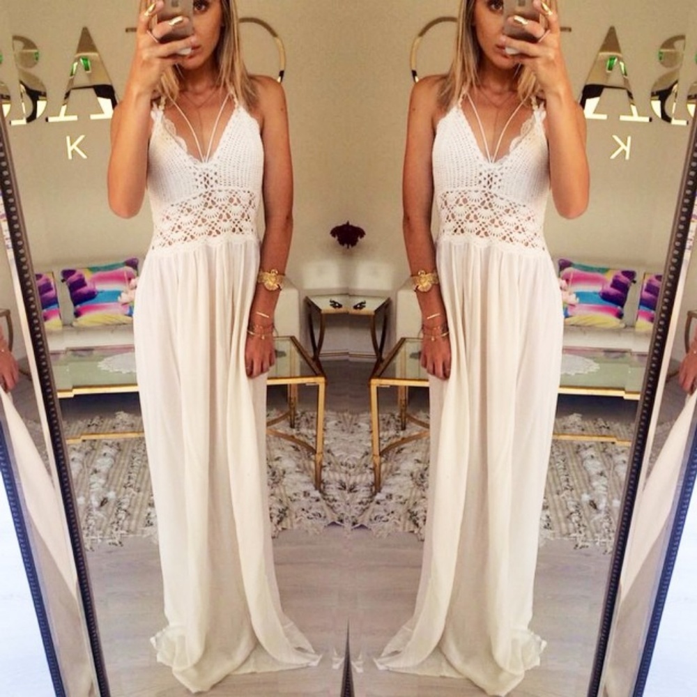 Sabo Skirt Crochet Maxi